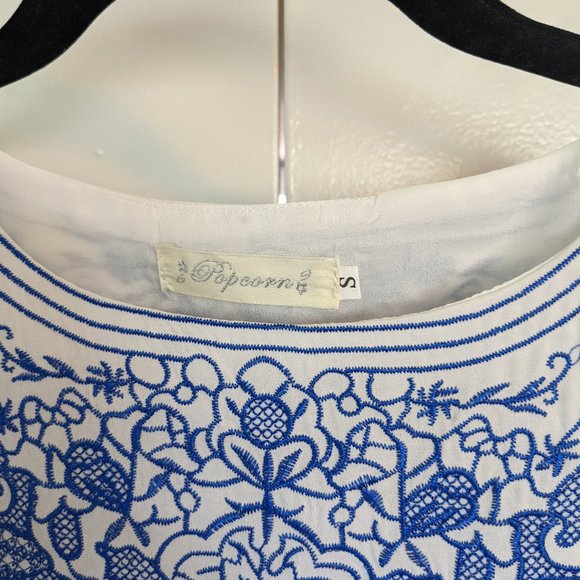 Blue and white dress - Picture 2 of 4